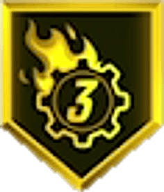 Set and Fire Gold badge icon