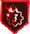 Set and Fire Legend badge icon
